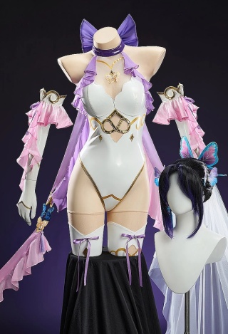 Cosplay Mobbunny x Princess_Ailish Shinobu Sensual Butterfly Bride Set