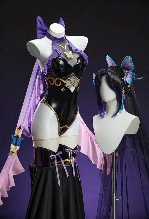 Cosplay Mobbunny x Princess_Ailish Shinobu Sensual Butterfly Bride Set