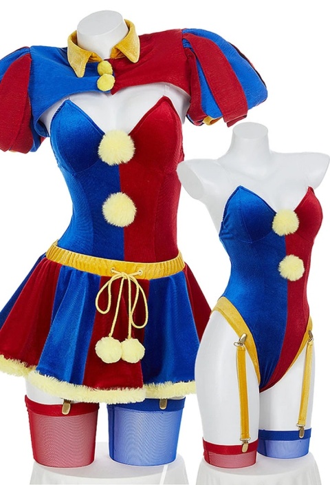 Komplet Body Mobbunny Pomni Jester Velvet