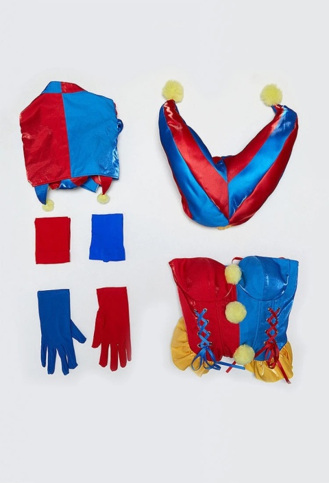 Komplet Body Mobbunny Pomni Satin Jester