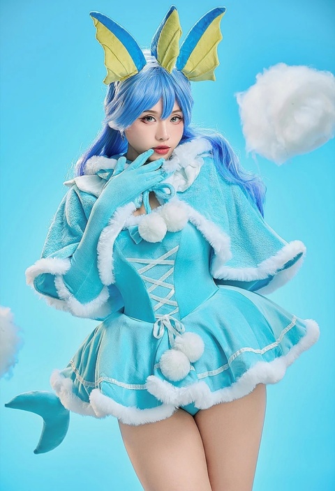 Narzutka Mobbunny Eeveelution Plush Hooded Cape