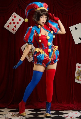 Komplet Body Mobbunny Pomni Satin Jester