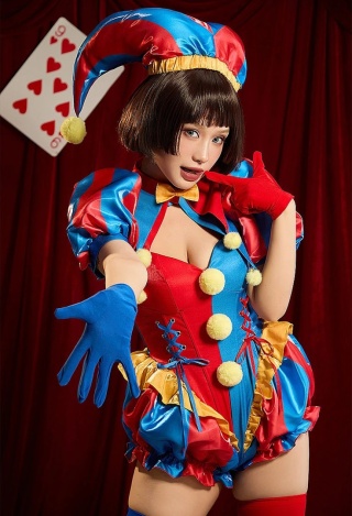 Komplet Body Mobbunny Pomni Satin Jester